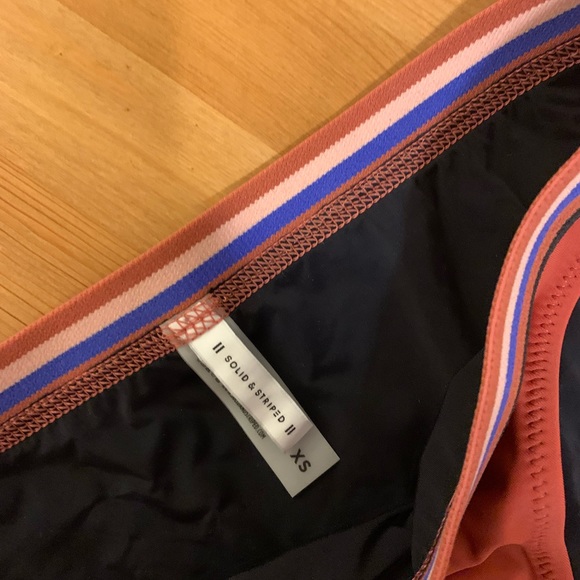 Solid & Striped brick red bikini set (NWT) Size XS - Picture 4 of 4